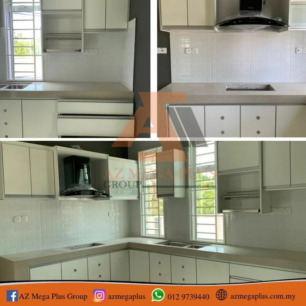 KITCHEN CABINET WHITE SUDAH SIAP 💥💥💥