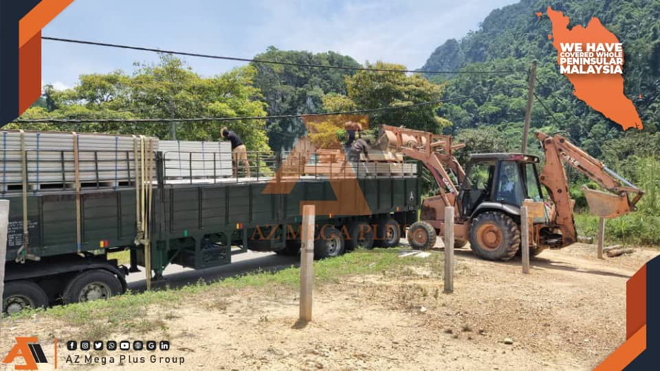 UPDATE TERKINI, PANEL SAMPAI DI SITE PROJEK PPRT DI GUA MUSANG