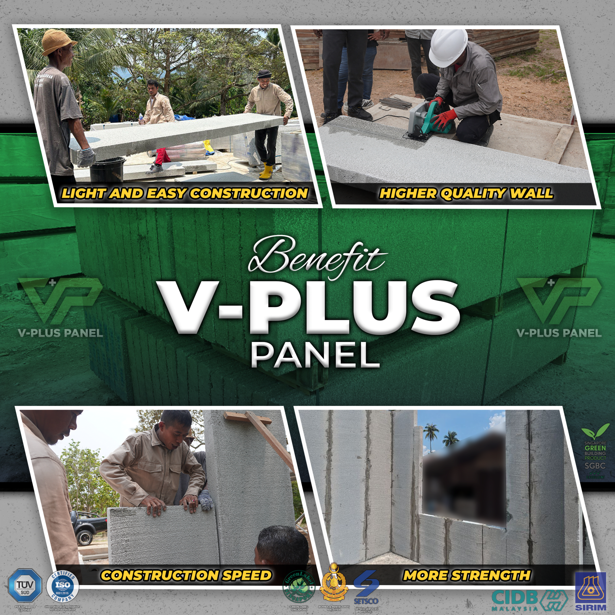 BENEFITS OF V – PLUS PANEL - AZ MEGA PLUS GROUP